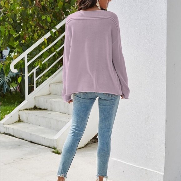 CLEARANCE English Lavender Sweater-LAST ONE ☝️ - Picture 5 of 7